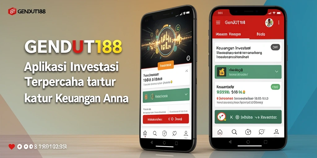 Screenshot utama GENDUT188 menunjukkan antarmuka aplikasi Investasi yang user-friendly.