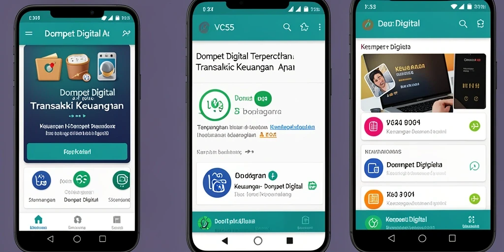 Antarmuka VC55 yang user-friendly memudahkan transaksi keuangan.